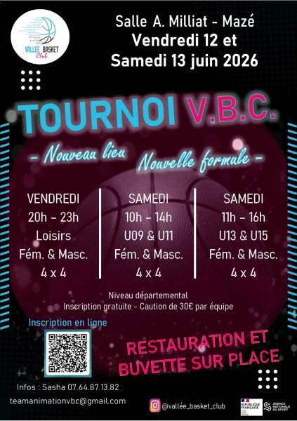 Tournoi 12 et 13 Juin 2026